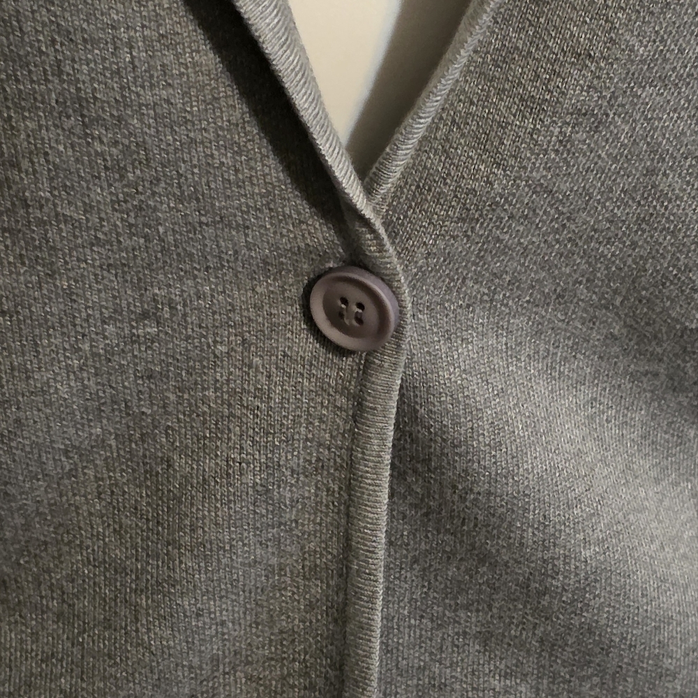Grace Karin Sweater Blazer Gray Size M - Picture 8 of 11